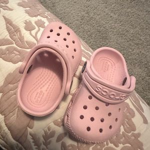 Pink Toddler Crocs